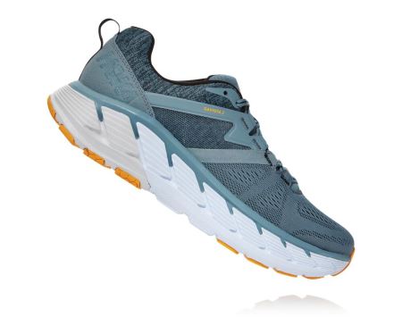 Hoka Gaviota 2 Road - Adidasi Alergare Pe Drum Barbati Gri Inchis | RO-rHKSpzX